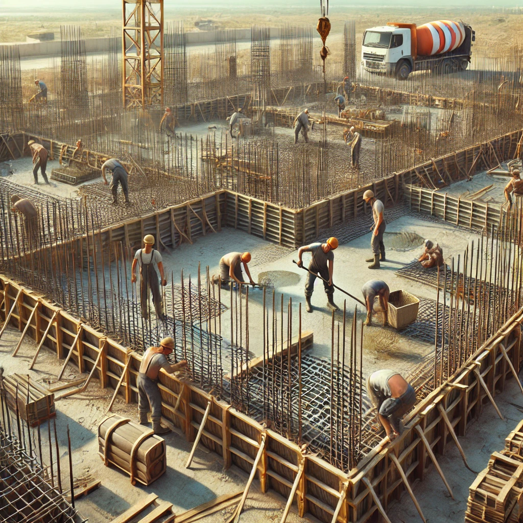 como executar uma fundação de blocos e vigas baldrames